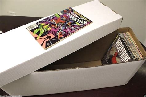 Bcw Long Cardboard Comic Book Custom Storage Box Holds Etsy