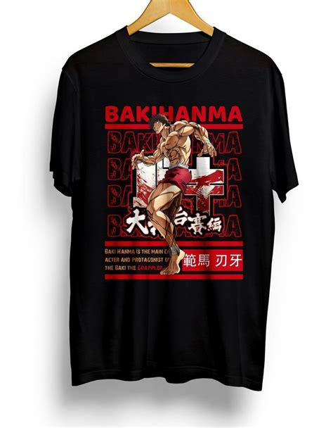 Baki The Grappler T Shirt Baki Hanma Manga Yujiro Hanma Baki Etsy In 2022 T Shirt Shirts