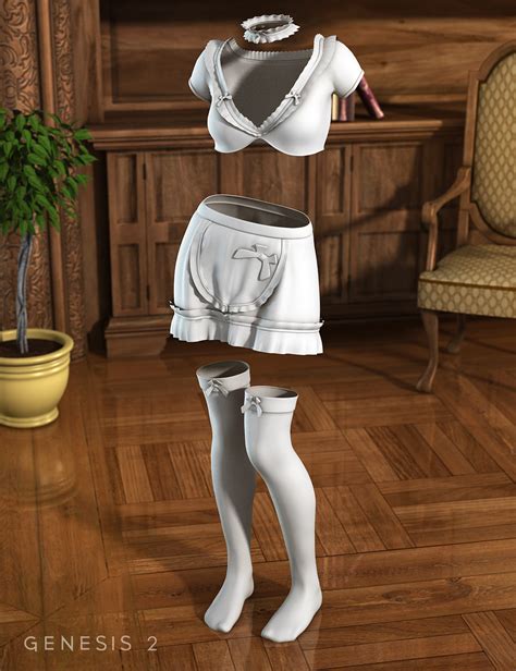 Sexy Maid Outfit For Genesis Female S Daz D