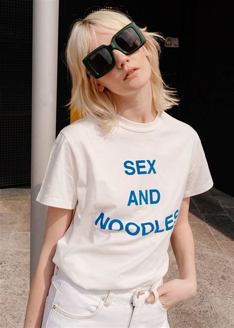 SEX AND NOODLES T Shirt Women S Essential Tee Aesthetic Inspired Quotes Typo Shirt Gift For