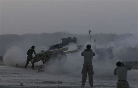 An Afghan National Army Soldier Fires A D30 120mm Howitzer Nara