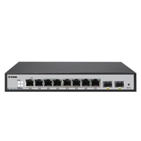 D Link DGS 1210 10 H 10 Port Gigabit Smart Managed Switch 2 Port SFP