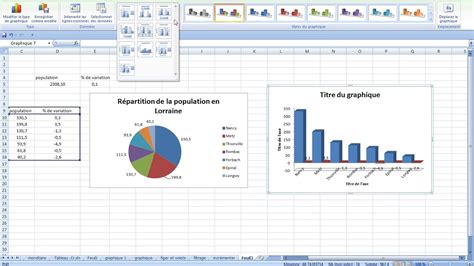 Excel 2007 Graphique De Statistique Excel Avancé Youtube