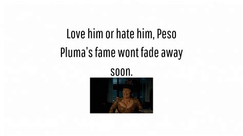 Let's hate Peso Pluma : A voice as beautiful as a fire alarm | let's ...