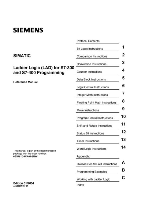 2 PLC S Preface Contents Bit Logic Instructions 1 Comparison