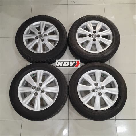 Jual Pelek Racing Bekas Copotan Mobil Yaris Ring Hole X Silver