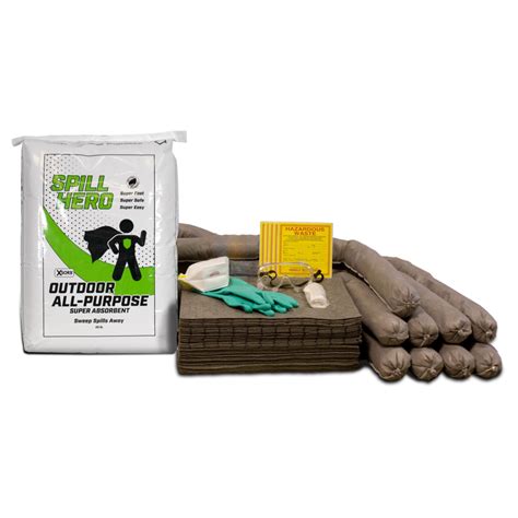 Spill Hero Outdoor All Purpose Spill Kit In Gallon Lab Pack Drum