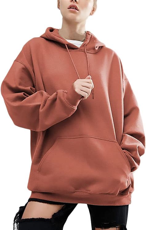 BoBoLily Hoodie Damen Sweatshirt Jungen Große Größen Locker Hooded