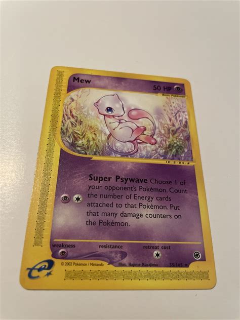 Pokémon TCG Mew Expedition 55 Regular Rare Values MAVIN