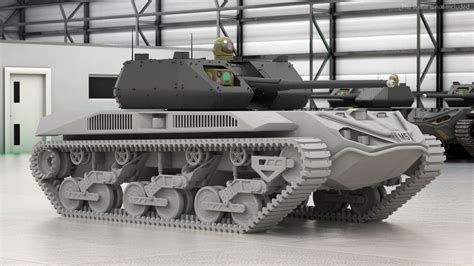 Tank Turret 3D Model $39 - .3ds .blend .c4d .fbx .max .ma .lxo .obj ...