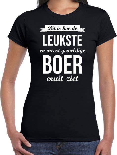 Dit Is Hoe De Leukste En Meest Geweldige Boer Eruit Ziet Cadeau T Shirt