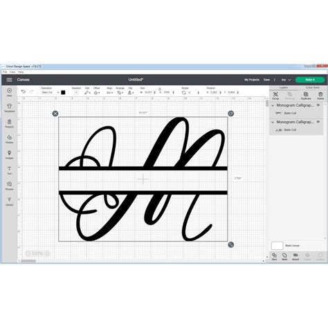 Split Monogram Font svg otf, Split Monogram svg, Split Monog - Inspire ...