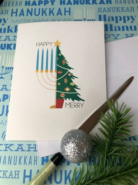 Christmas hanukkah card – Artofit