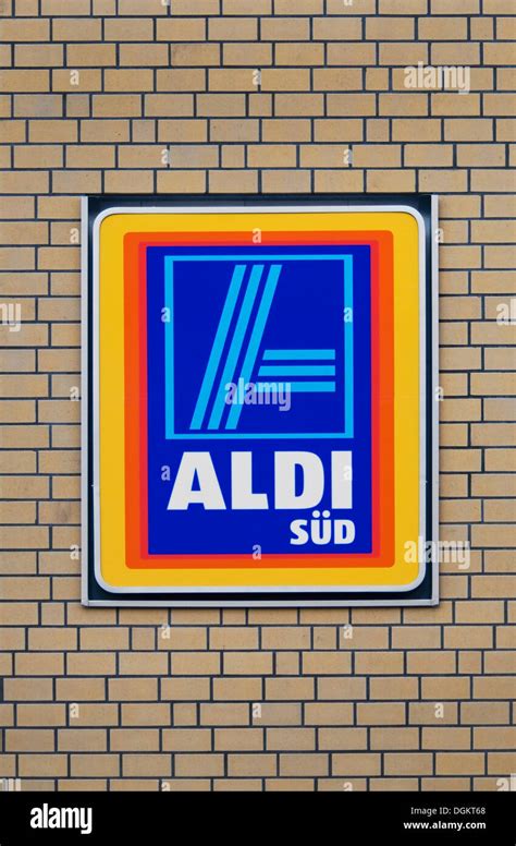 Logo of the discounter Aldi Sued Stock Photo - Alamy