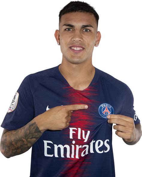 Leandro Paredes Paris Saint-Germain football render - FootyRenders