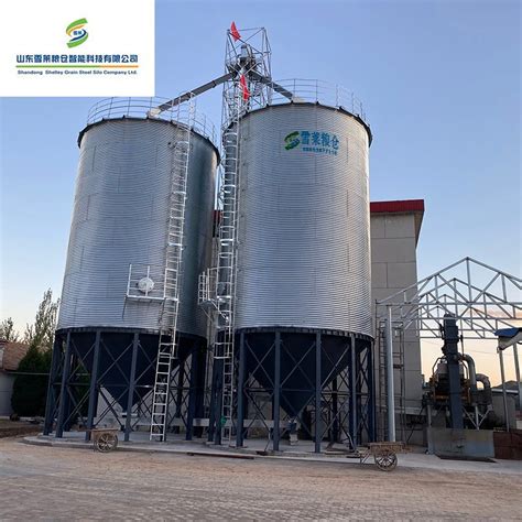 Corrugated Plate Steel Grain Silo Ton Hopper Bottom Silo China