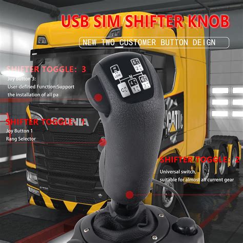 Scania Truck Gear Simulator Usb Shift Knob For Logitech G923 G29 G27