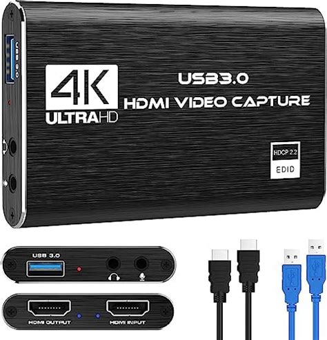 Capturadora De Video K Hdmi A Usb Convertidor Video Tarjeta De