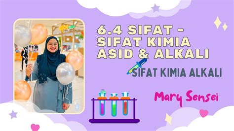 64 Sifat Sifat Kimia Asid Dan Alkali Sifat Kimia Alkali Youtube