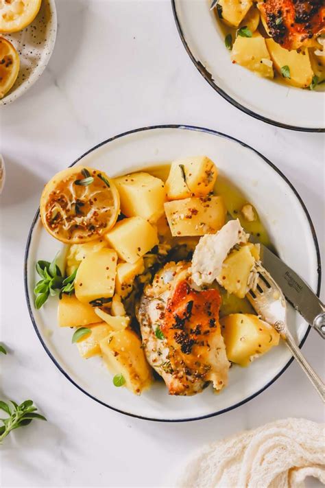 Greek Lemon Chicken And Potatoes ~sweet And Savory