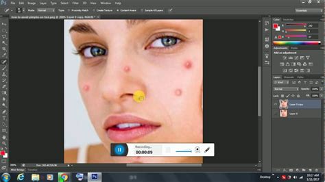 Spot Healing Brush Tool Photoshop CS6 YouTube