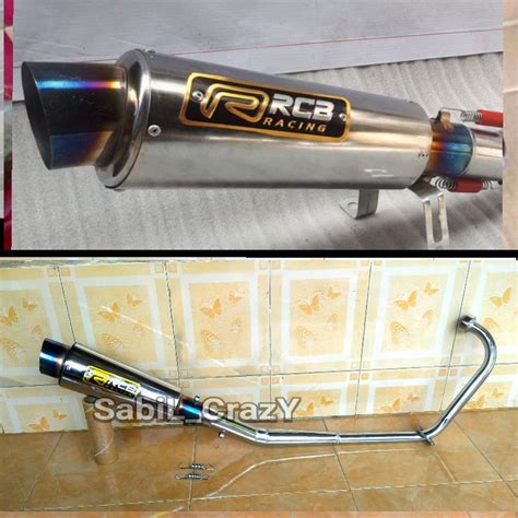 Jual Knalpot Racing Rcb Satria Fu Jupiter Mx New Mx Old Mx King