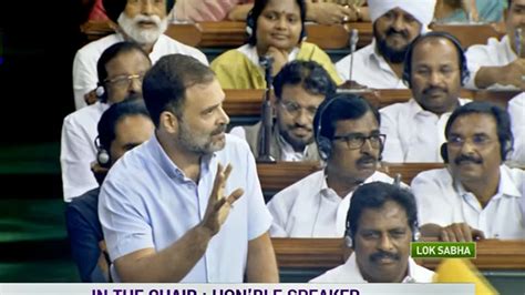 Rahul Gandhis Fiery Lok Sabha Speech Accuses Pm Modi Of Being Anti National And Murdering