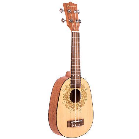 Bamboo Soprano Honolulu Ukulele With Gig Bag Reverb