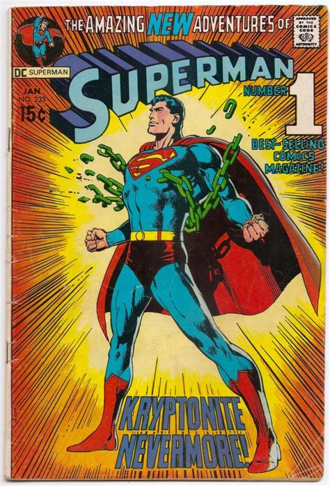 Superman # 233 (1971) Classic Neal Adams Cover - Brooklyn Comic Shop