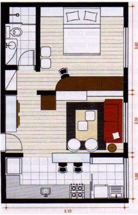 Planos De Casas Pequenas De 30 Metros Cuadrados