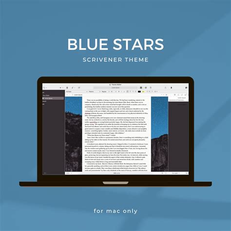 Stars Collection Scrivener Themes Scrivener Themes Bundle Mac Os Etsy