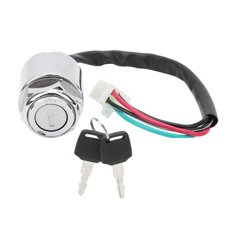 Motorcycle Electric Bike Ignition Switch Set With 2 Keys Replacement Universal For Atv Mini Moto