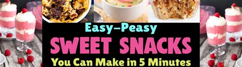 Easy Desserts To Make In 5 Minutes With Few Ingredients For A Simple Sweet Treat Fast