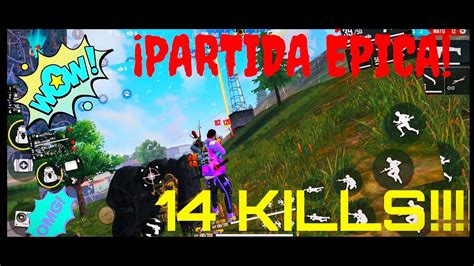 PARTIDAZA SCUAD CLASIFICATORIA ÉPICA PARTIDA CON 14 KILLS FREE