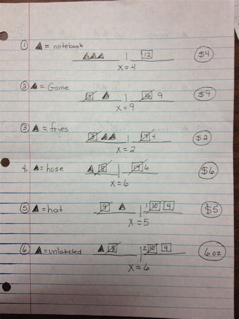 Hands On Equations Answer Key Lesson 15 Tessshebaylo