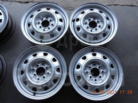 Диски колес R14 универсальные, штамповка, 14", 1 шт, 4x100, 4x114.3 ...