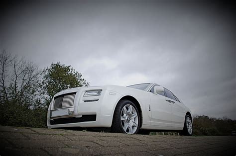 White Rolls Royce Ghost | Luxury Car Hire Birmingham