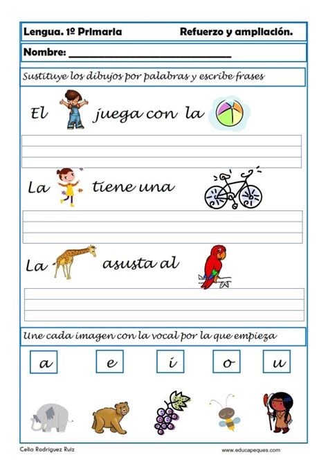 Aprende Y Repasa Lengua Primaria Lectura Y Escritura Lectoescritura