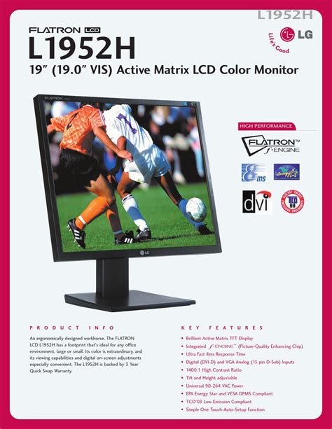 Monitor Lg Flatron L1952s Edu Svet Gob Gt