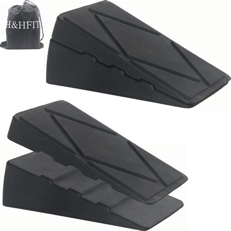 Amazon Squat Wedge Block Set Pcs Adjustable Rubber Non Slip