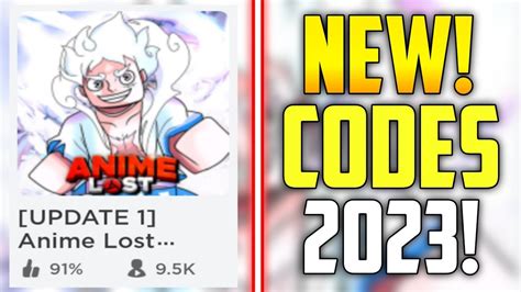 New Update Working Codes For Anime Lost Simulator Anime Lost