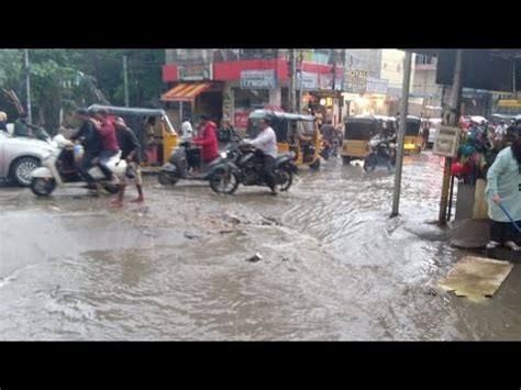 Hyderabad Mein Baarish Ka Silsila Jaari Hai Sudden Rain Lashes Parts