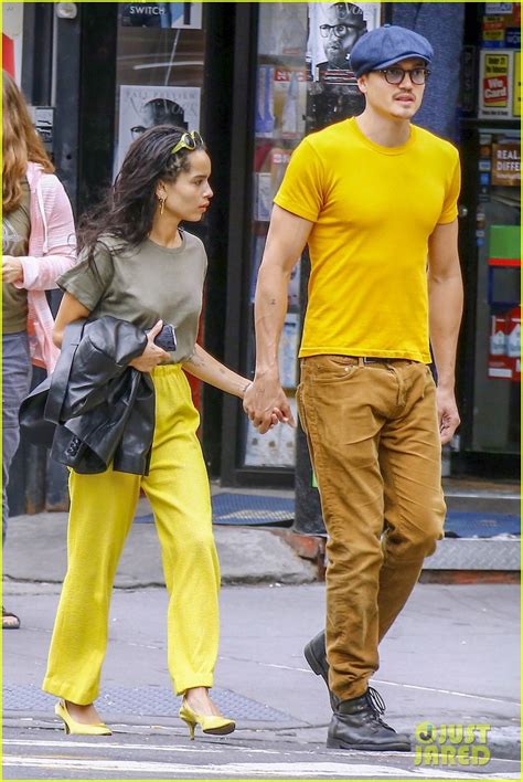 Photo: zoe kravitz karl glusman match in yellow 05 | Photo 4143050 ...