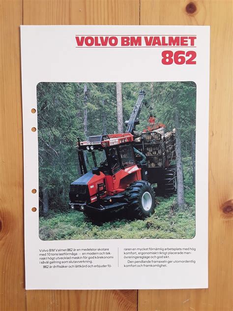 Se Produkter Som Liknar Broschyr Volvo Bm Valmet Skog P Tradera