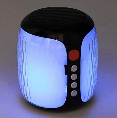 Mini Bocina Bluetooth Portable Con Luz Led Variedad De Colores Moreka