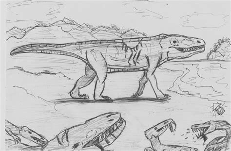 Postosuchus by leucasaurio on DeviantArt