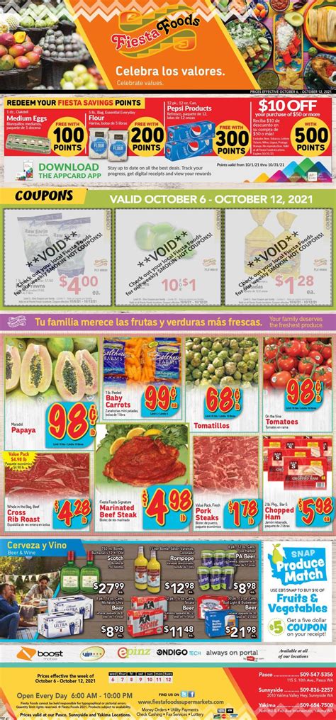 Fiesta Foods SuperMarkets Current Weekly Ad 10 06 10 12 2021