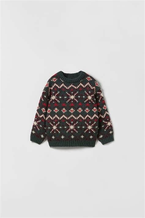 JACQUARD KNIT SWEATER