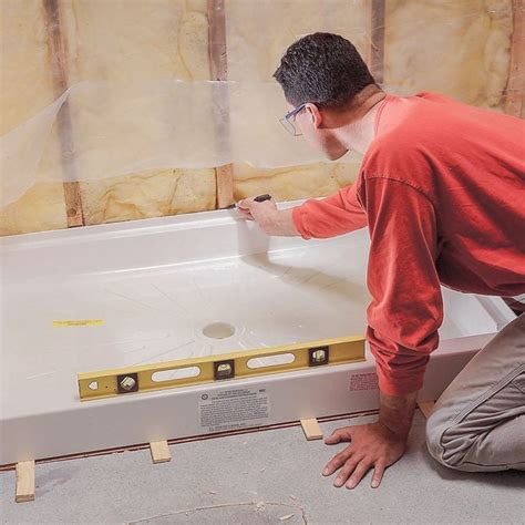 How To Install a Shower Pan | Family Handyman