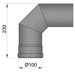 Pelletofenrohr Bogen 100 Mm 90 Grad Direkt Bestellen Ofen De